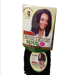 Bombas‎ Faux Locs Soul 12" in Deep Black